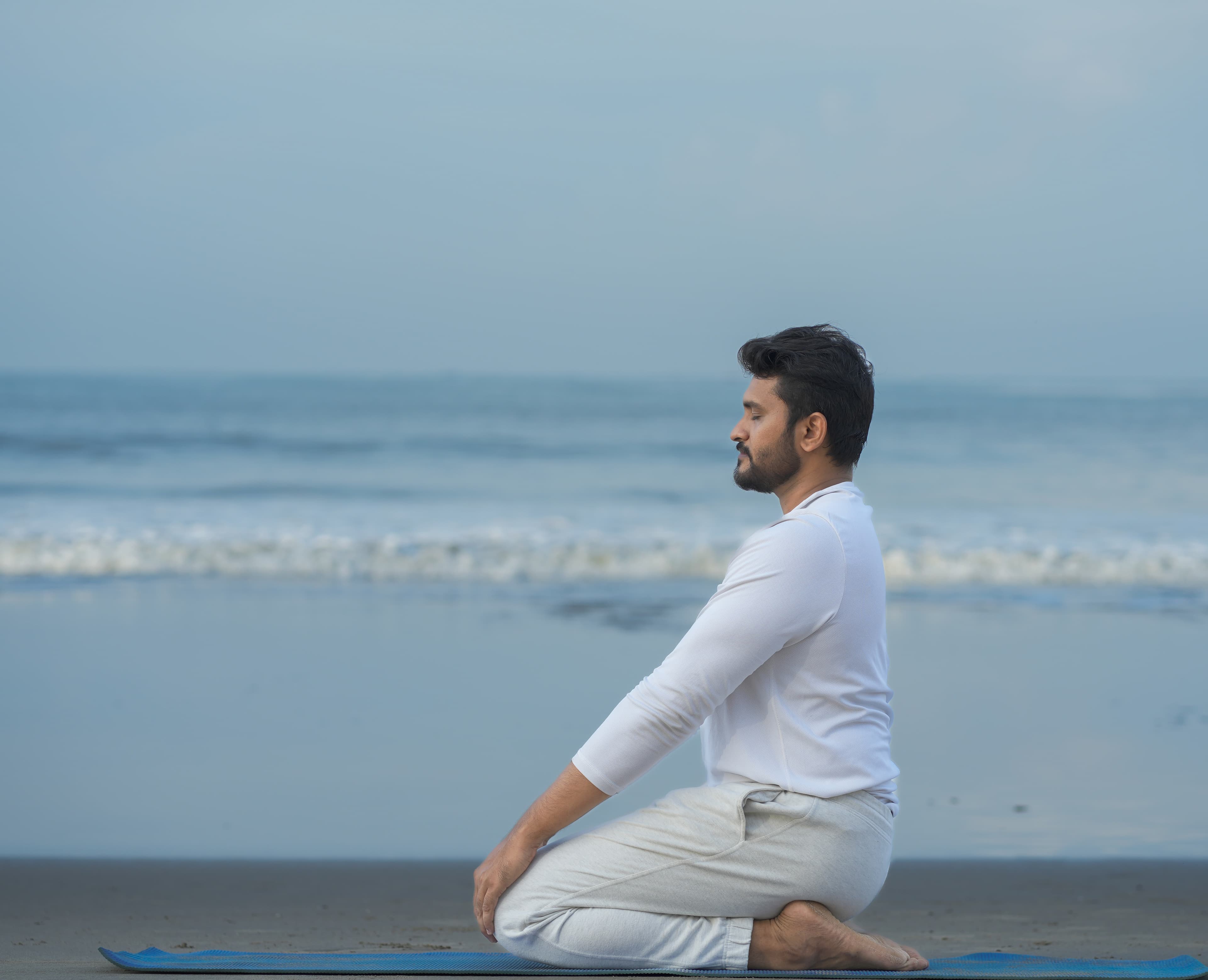 A calm seated yoga practice